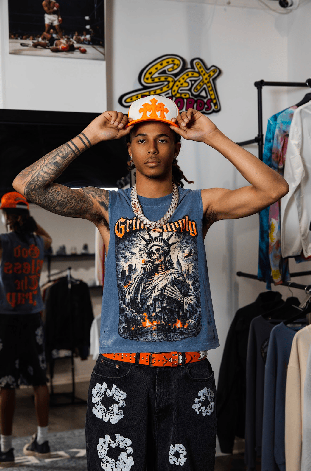Grim liberty Tank Top